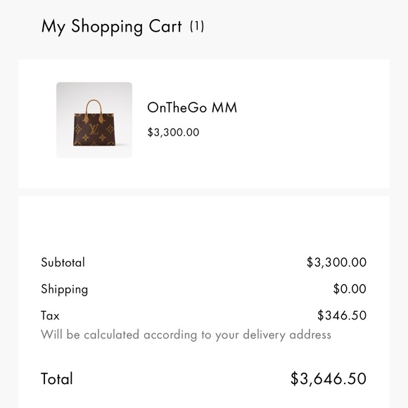 Authentic New Louis Vuitton Onthego MM Monogram. - Picture 12 of 12